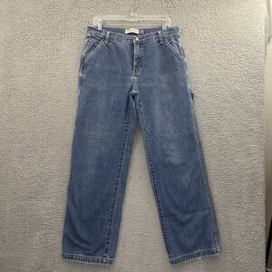 Vintage Y2K 2000 GAP Carpenter Jeans Baggy Loose Grunge Skater Women's 10 x 31